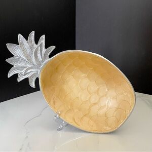 Pineapple Bowl in Saffron by Julia Knight